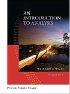 AN INTRODUCTION TO ANALYSIS 4/E 2017 - 0134707621