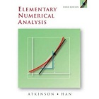 ELEMENTARY NUMERICAL ANALYSIS 3/E 2004 - 0471433373