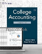 COLLEGE ACCOUNTING, CHAPTERS 1-27 24/E 2024 - 0357989384 - 9780357989388