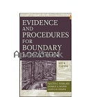 EVIDENCE & PROCEDURES FOR BOUNDARY LOCATION 6/E 2011 - 0470404787 - 9780470404782