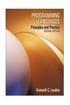 PROGRAMMING LANGUAGES: PRINCIPLES & PRACTICES 2/E 2003 0534953417 9780534953416