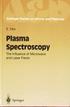 PLASMA SPECTROSCOPY 1995 3540541004 