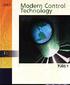 MODERN CONTROL TECHNOLOGY 3/E 2006 1401858066 9781401858063