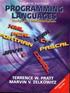PROGRAMMING LANGUAGES: DESIGN & IMPLEMENTATION 4/E 2001 0130291048 9780130291042