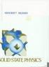 SOLID STATE PHYSICS 1976 (HARDCOVER) - 0030839939