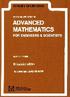 THEORY & PROBLEMS OF ADVANCED MATHEMATICS FOR ENGINEERS & SCIENTISTS SI/E 1983 0070990646 9780070990647