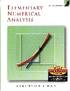 ELEMENTARY NUMERICAL ANALYSIS 3/E 2004 0471452262 9780471452263