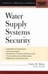 WATER SUPPLY SYSTEMS SECURITY 2004* 0071425314 9780071425315
